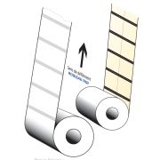 45mmx30mm, Etiquette Thermique Top avec Adh&eacute;sif Enlevable, 40 Rouleaux par Carton