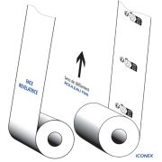 60mmx160mmx26mm Papier Thermique, 10 Rouleaux/Carton