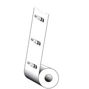 79mmx151,2mmx25,6mm  Papier Thermique sans Phénol pour DIEBOLD, 10 Rouleaux/Carton