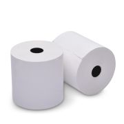 80mmx80mmx12mm Papier Thermique Standard sans BPA 55g, 20 Rouleaux/Carton